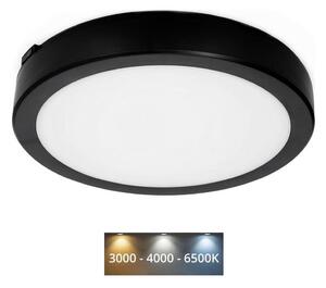 LED Kopalniška stropna svetilka NAIROS LED/18W/230V 3000/4000/6500K IP65 črna