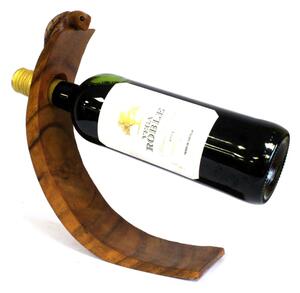 Leseno stojalo za vino – Želva