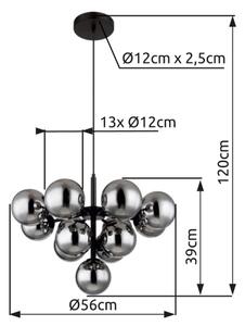 Globo 56143-13 - Lestenec na vrvici GRAPPY 13xG9/5W/230V