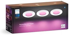 Philips -SET 3x LED RGBW Zatemnitvena kopalniška svetilka Hue SLIM LED/8,3W/230V