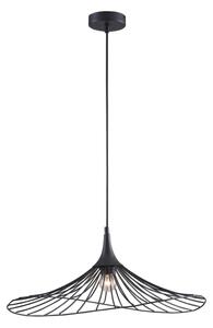 Lestenec na vrvici ARIELLE 1xE27/20W/230V pr. 50 cm črna