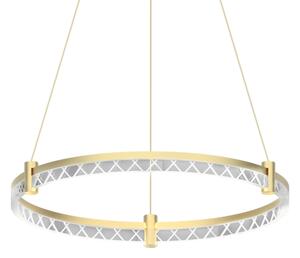 LED Lestenec na vrvici ELEGANCE LED/36W/230V pr. 60 cm zlata