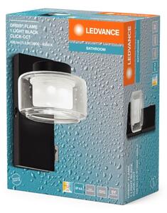 Ledvance - LED Kopalniška stenska svetilka ORBIS FLAME LED/5,5W/230V IP44 črna