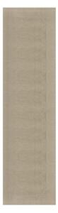 Bež volnen tekač 60x230 cm – Flair Rugs