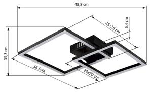 Globo 672842 - LED Stropna svetilka TYLER LED/20W/230V