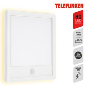 Telefunken 313806TF - LED Zunanja svetilka s senzorjem LED/15W/230V IP44