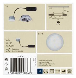 Paulmann 92836 - LED Zatemnitvena vgradna svetilkaCOIN 1xLED/7W/230V