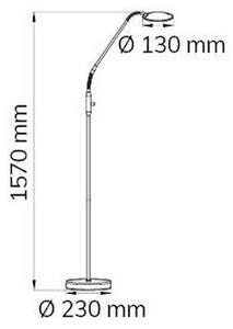 Wofi 3006.01.32.9000 - LED Zatemnitvena talna svetilka TWIN LED/4,6W/230V