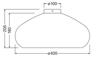 Ledvance - Stropna svetilka DECOR CARDBOARD 1xE27/15W/230V pr. 40 cm