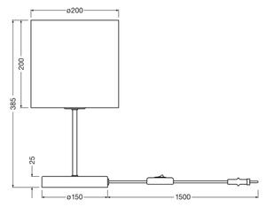 Ledvance - Namizna svetilka DECOR CARDBOARD 1xE27/15W/230V pr. 20 cm