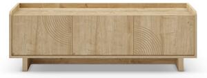 TV omarica v hrastovem dekorju v naravni barvi 140x45x40 cm Daira – Marckeric