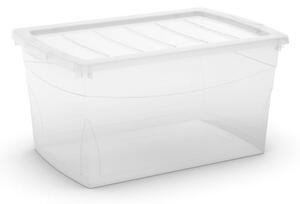 Plastična škatla za shranjevanje s pokrovom 58,5x39x30 cm Omnibox L – KIS