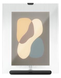 Črn steklen stoječ okvir 19x23 cm Flute – Umbra