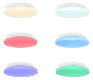 Nedis WIFILAC35WT - LED RGBW Zatemnitvena svetilka LED/18W/230V 2700-6500K IP44 Wi-Fi