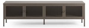 Siva kovinska TV omarica 160x50x35 cm Fayna – Marckeric