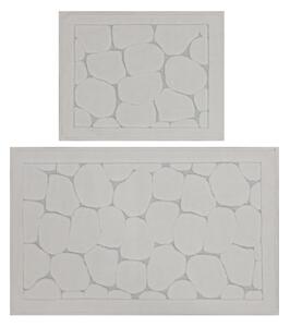 SET 2x Podloga za kopalnico LINO 60/100 cm bež