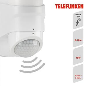 Telefunken 304306TF - LED Zunanja stenska svetilka s senzorjem LED/16W/230V IP44