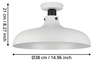 Eglo 43842 - Stropna svetilka MATLOCK 1xE27/40W/230V