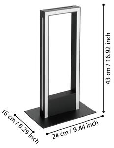 Eglo 99682 - LED Zatemnitvena namizna svetilka SALVILANAS-Z LED/16W/230V 2700-6500K