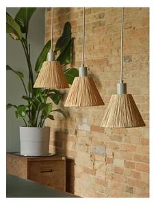 Ledvance - Lestenec na vrvici DECOR RAFFIA 3xE27/15W/230V raffia bast