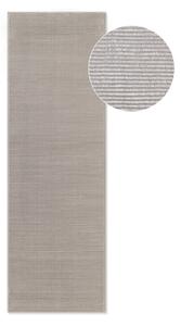 Siv/kremno bel tekač 80x240 cm Perles Dolomite – Elle Decoration