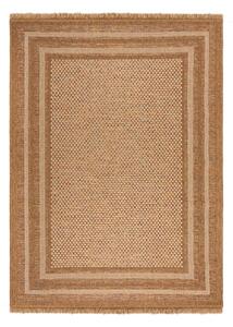Notranja in zunanja preproga v naravni barvi 160x230 cm Layla Border – Flair Rugs