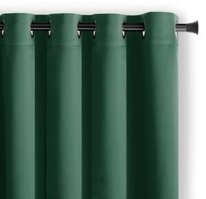 Temno zelena zavesa za delno zatemnitev 140x270 cm Kierra – Restilo
