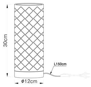 Globo 15584T1 - Namizna svetilka CINDY 1xE27/40W/230V