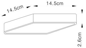 Globo 12369-15 - LED Stropna svetilka ECHO LED/15W/230V