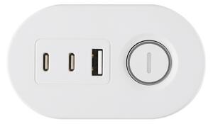 Solight PP105C-PD20-Namizna vtičnica 3x230V + 2xUSB-C + 1xUSB-A