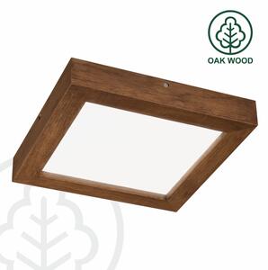 Brilagi-LED Zatemnitvena svetilka WOODY FRAME LED/24W/230V hrast 30x30 cm IP44 + Daljinski upravljalnik