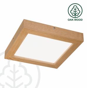 Brilagi-LED Zatemnitvena svetilka WOODY FRAME LED/24W/230V hrast 30x30 cm IP44 + Daljinski upravljalnik