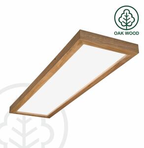 Brilagi-LED Zatemnitvena svetilka WOODY FRAME LED/50W/230V hrast 120x30 cm IP44 + Daljinski upravljalnik