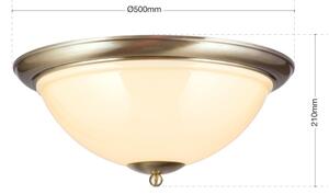 Orion DL 7-677/50-Stropna svetilka AUSTRIAN OLD LAMP 3xE27/60W/230V bron/bež