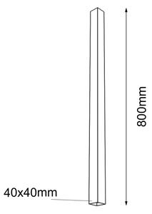 Shilo 1704 - Stropna svetilka DOHA 1xGU10/15W/230V črna