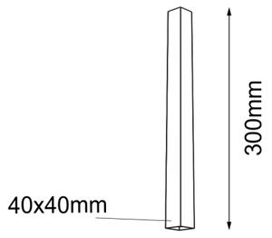 Shilo 1705 - Stropna svetilka DOHA 1xGU10/15W/230V črna