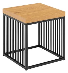 Stranska mizica z mizno ploščo v hrastovem dekorju 40x40 cm Strington – Actona