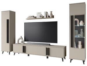 XXXL Dnevni Regal Helsinki 2, Bež, 4-Delno
