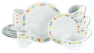 Creatable Kombinirani Servis Happy Birthday, 16-Delni