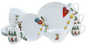 Creatable Kombinirani Servis Luna Christmas, 16-Delni
