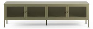 Zelena kovinska TV omarica 160x50x35 cm Fayna – Marckeric