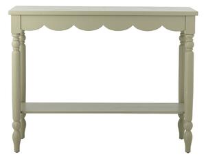 Svetlo zelena stranska mizica iz masivnega bora 36x106 cm Salla – Bloomingville