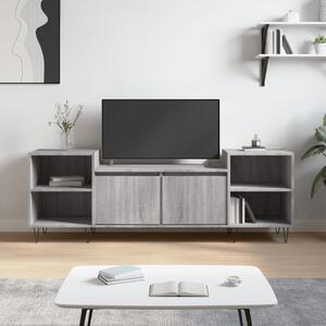 VidaXL TV omarica siva sonoma 160x35x55 cm inženirski les