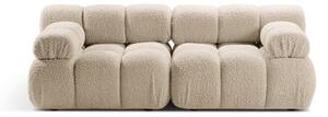 Bež sedežna garnitura iz tkanine bouclé 188 cm Bellis – Micadoni Home