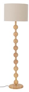 Stoječa svetilka v naravni barvi s tekstilnim senčilom (višina 154,5 cm) Giacoma – Bloomingville