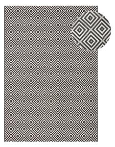 Črno-bela zunanja preproga NORTHRUGS Karo, 200 x 290 cm