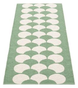 Zelen/kremno bel zunanji in notranji tekač 70x150 cm Poppy Oregano – Pappelina