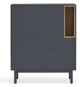 Temno siva visoka komoda 100x120 cm Corvo - Teulat
