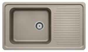 Carea Vgradno korito Venus (86 x 50 cm, Taupe)