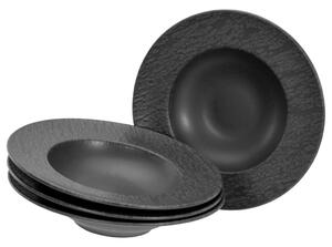 Creatable Set Krožnikov Za Testenine Schiefer Black, 4-Delni
